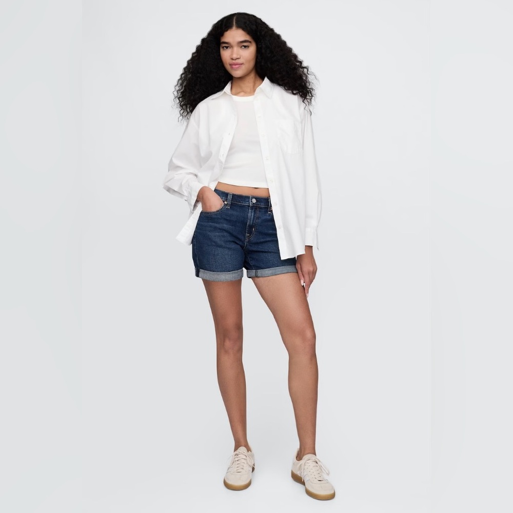 GAP Dark Blue Denim Jean Shorts